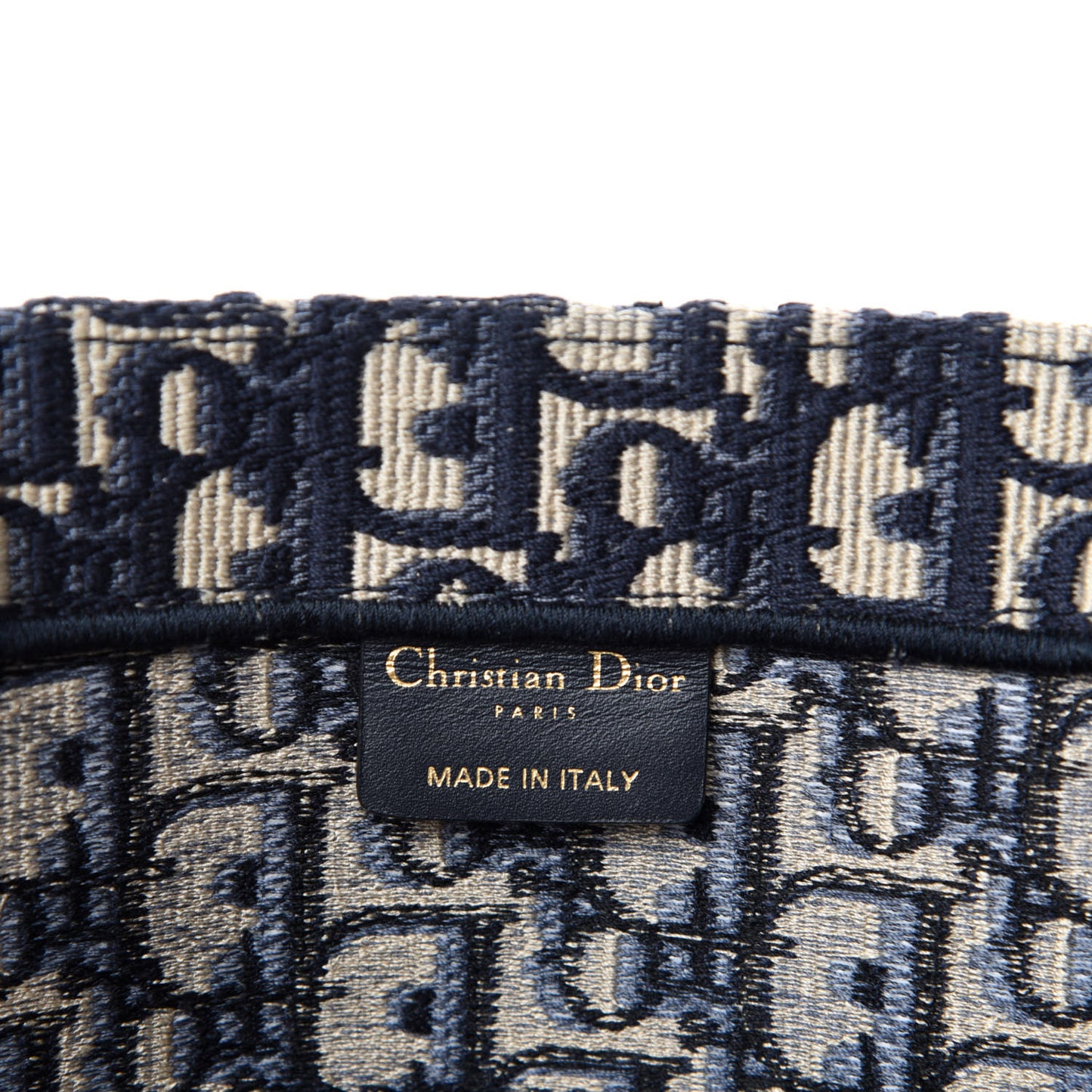 Oblique Medium Book Tote Blue Multicolor