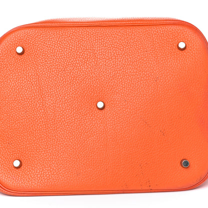 Hermes Taurillon Clemence Picotin TGM Orange 9 of 9