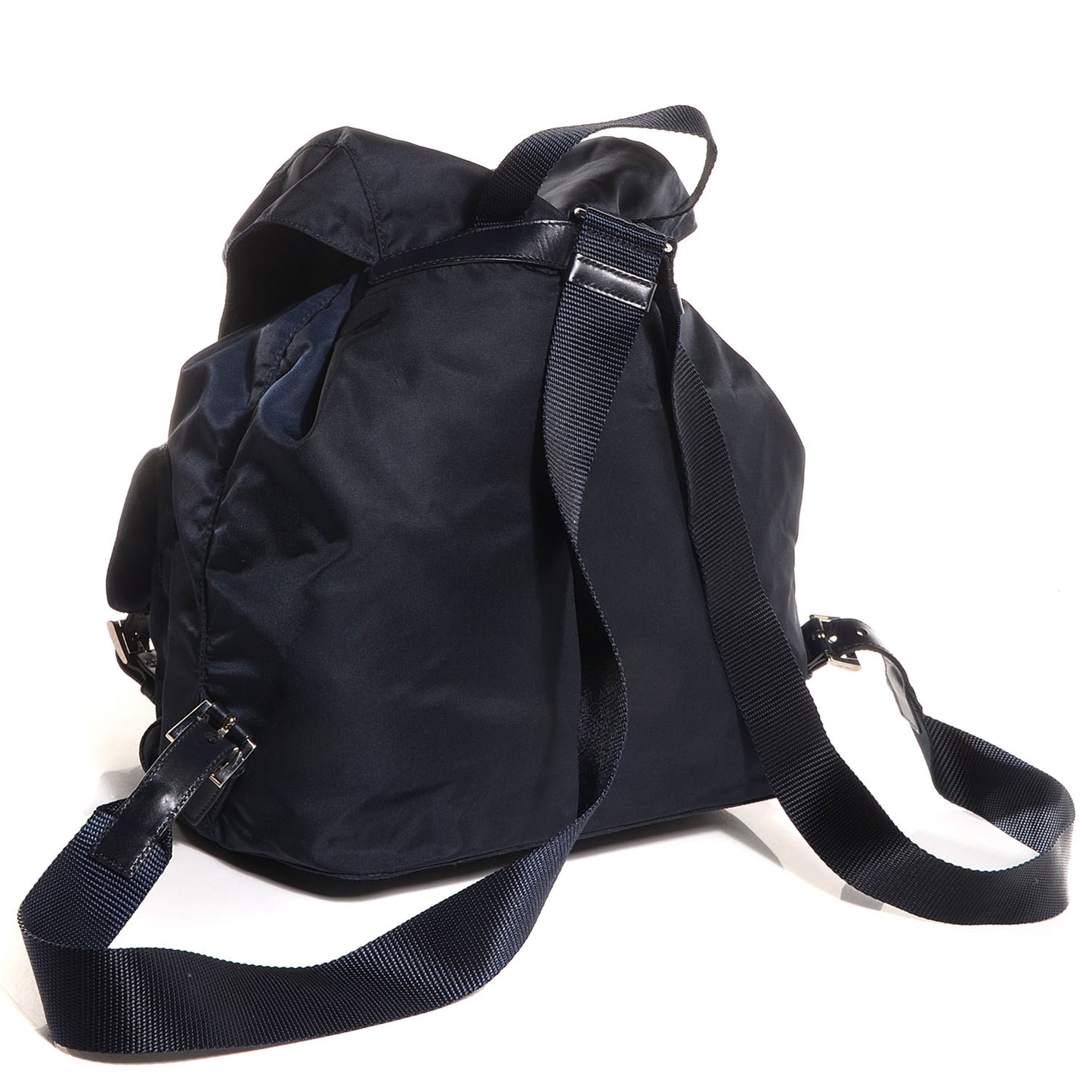 Nylon Vela Medium Backpack Bluette