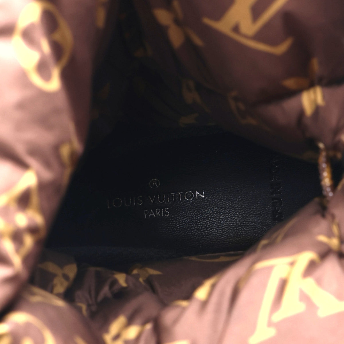 Louis Vuitton Nylon Monogram Pillow Comfort Ankle Boot 37 Black 10 of 10