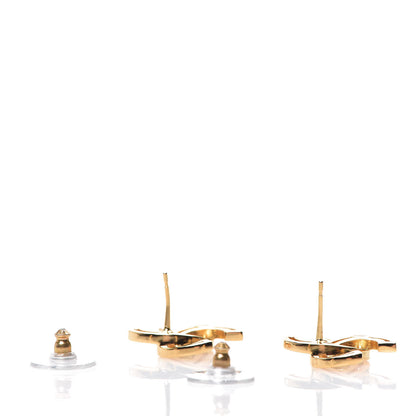 Chanel Metal Obazine CC Earrings Gold 3 of 6