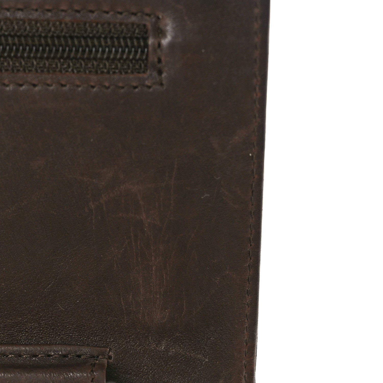 Chanel Lambskin Timeless CC Wallet on Chain WOC Dark Brown 13 of 13