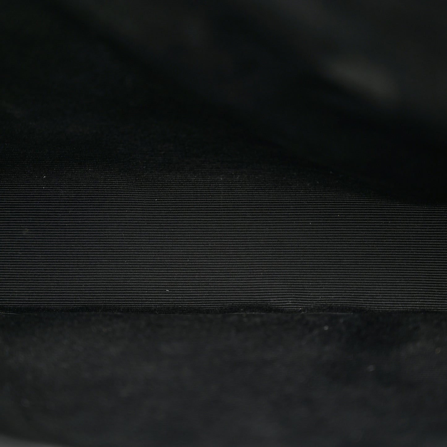 Grain De Poudre Matelasse Chevron Monogram Shopping Bag Black