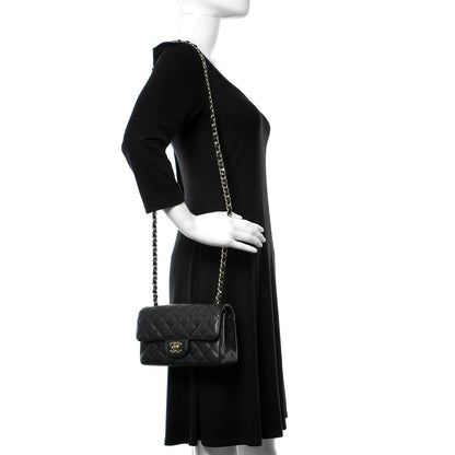 Chanel Caviar Quilted Mini Rectangular Flap Black 2 of 11