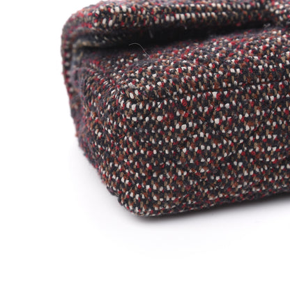 Chanel Tweed Quilted Medium Double Flap Multicolor 8 of 10