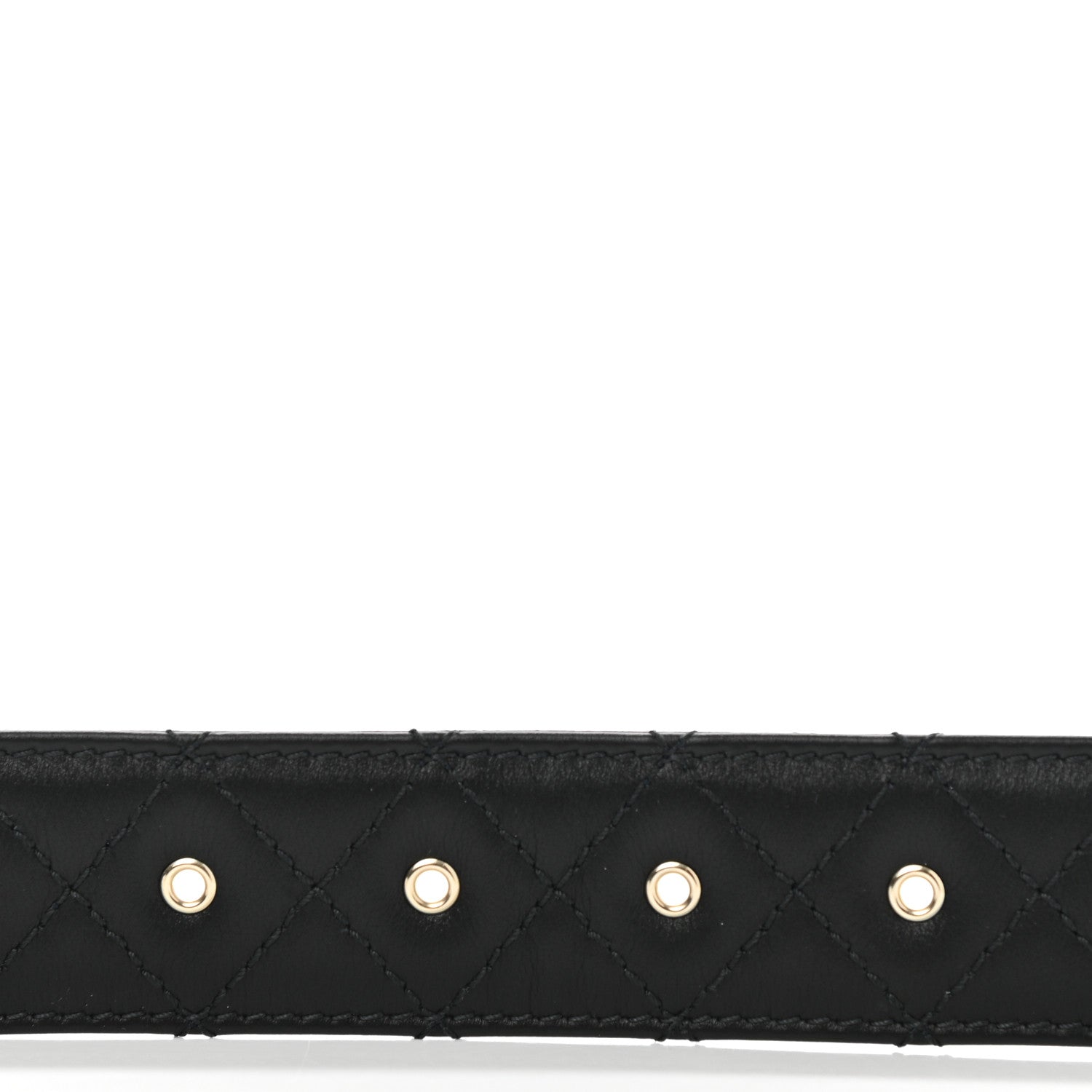 Chanel Calfskin Quilted CC Chain Belt 90 36 Black 6 of 7
