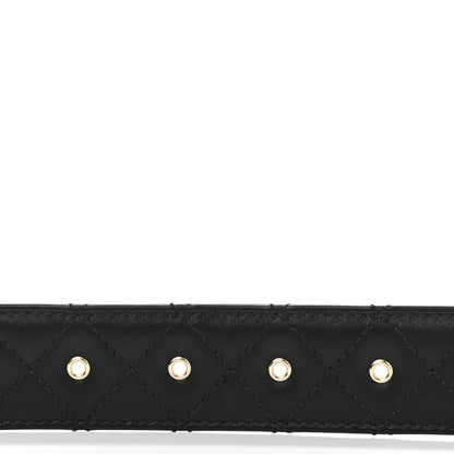 Chanel Calfskin Quilted CC Chain Belt 90 36 Black 6 of 7