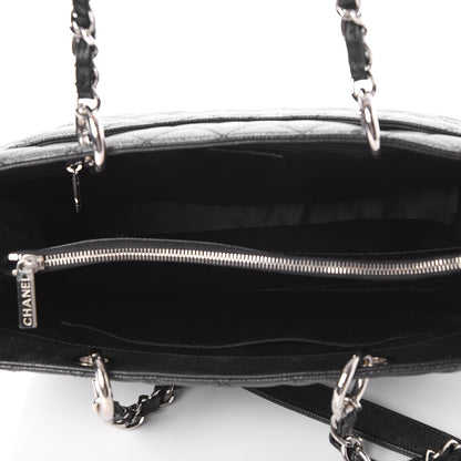 Chanel Caviar Quilted Grand Shopping Tote GST Black 5 of 8