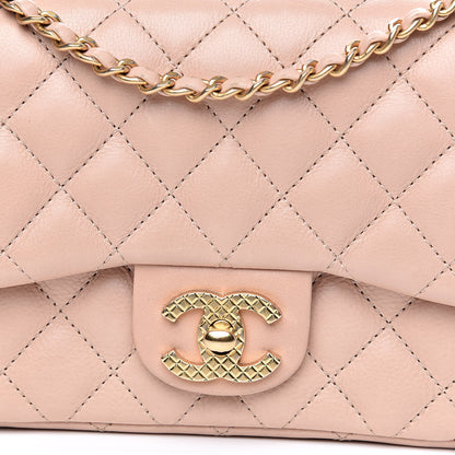 Chanel Calfskin Quilted Mini Rock The Corner Flap Pink 10 of 15
