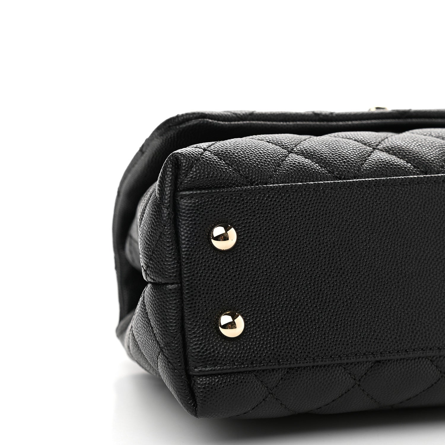 Chanel Caviar Quilted Mini Coco Handle Flap Black 8 of 9