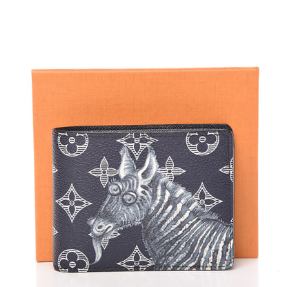 Louis Vuitton Savane Monogram Chapman Multiple Wallet Ink 7 of 7