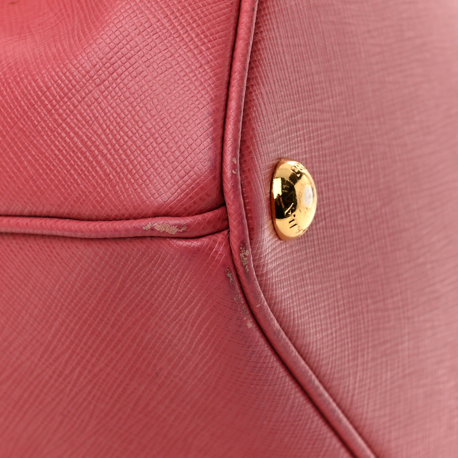 Prada Saffiano Medium Galleria Double Zip Tote Peonia 18 of 21