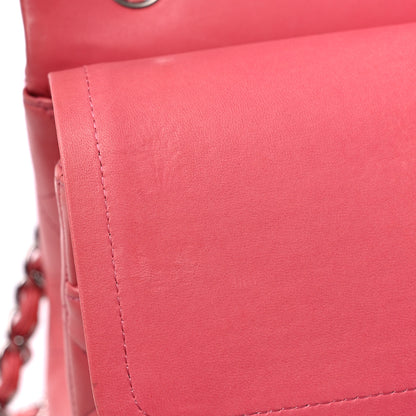 Chanel Lambskin Quilted Jumbo Double Flap Pink 13 of 16