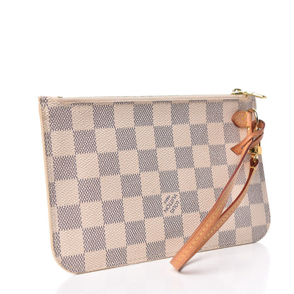 Louis Vuitton Damier Azur Neverfull PM Pochette 3 of 9