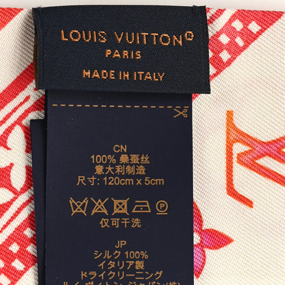 Louis Vuitton Silk Monogram LV Tiles BB Coral 2 of 2