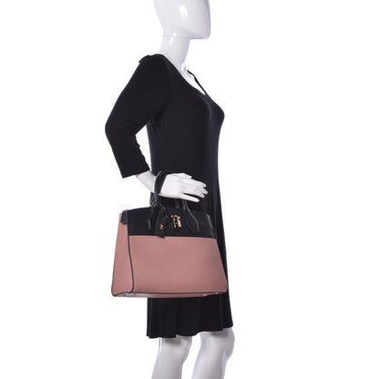 Louis Vuitton Calfskin City Steamer MM Magnolia Black 2 of 19