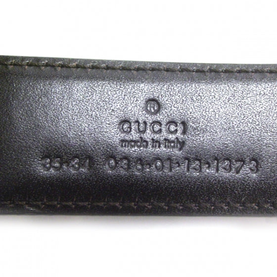 Leather Belt Black 32