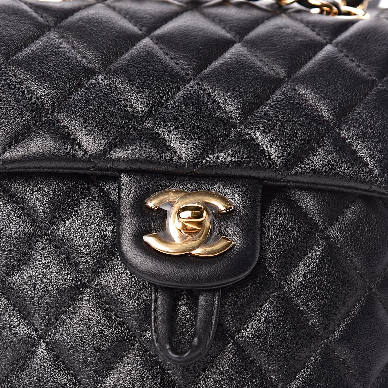 Chanel Lambskin Quilted Mini Urban Spirit Backpack Black 10 of 11