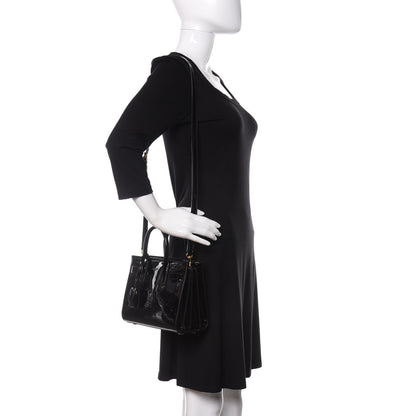 Saint Laurent Vernice Diamond Calfskin Nano Sac de Jour Black 2 of 8