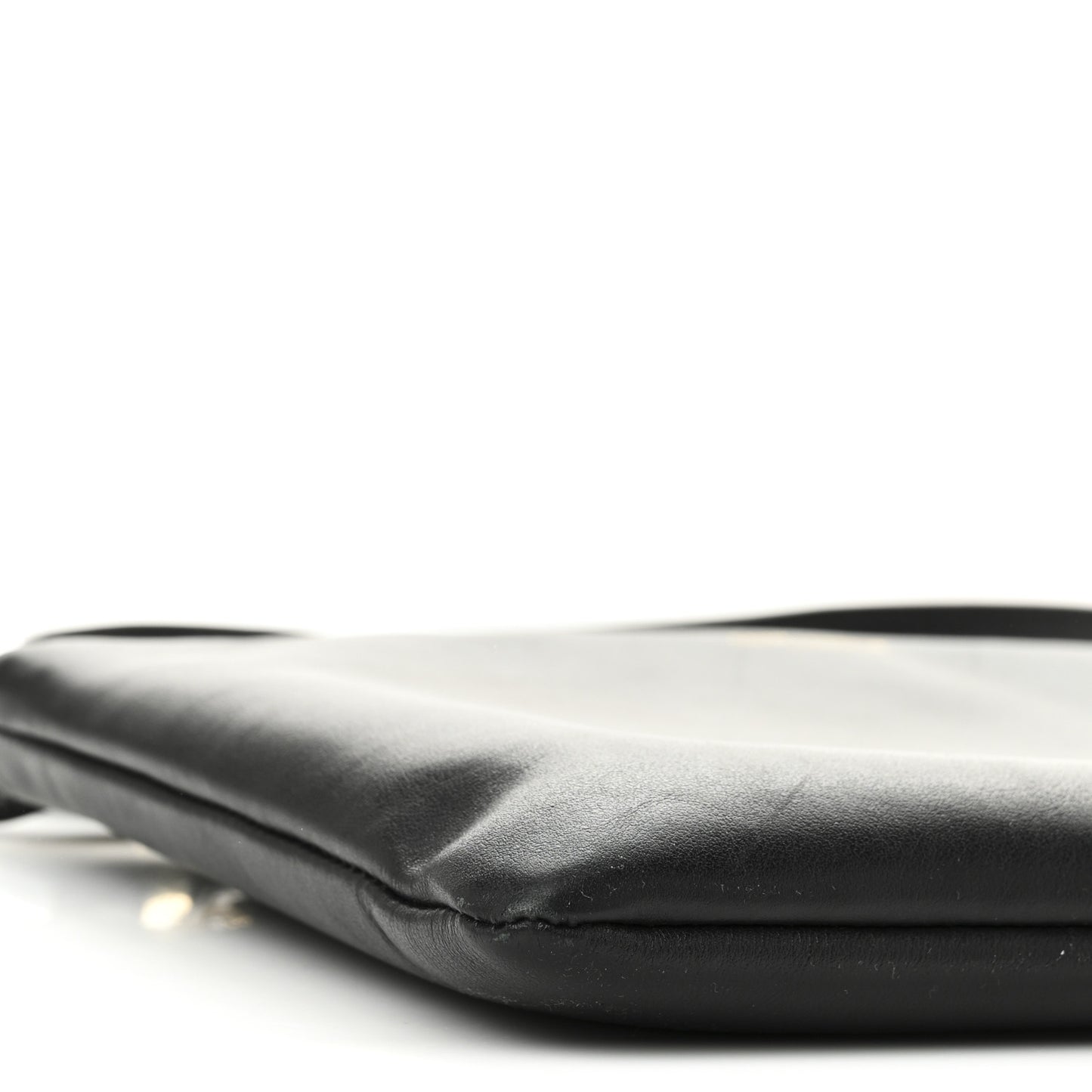 Calfskin Teen Monogram Crossbody Bag Black