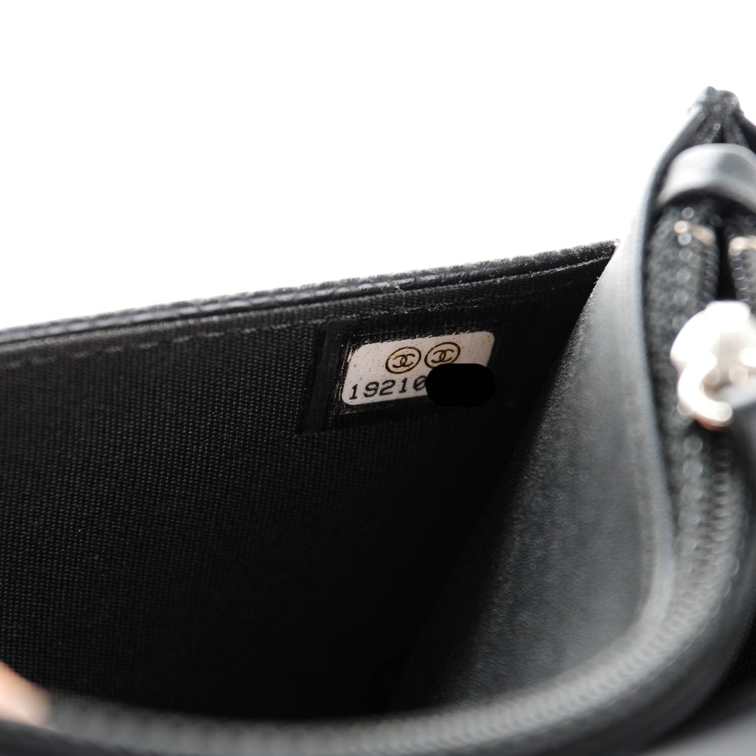 Chanel Caviar Timeless CC Wallet On Chain WOC Black 8 of 8