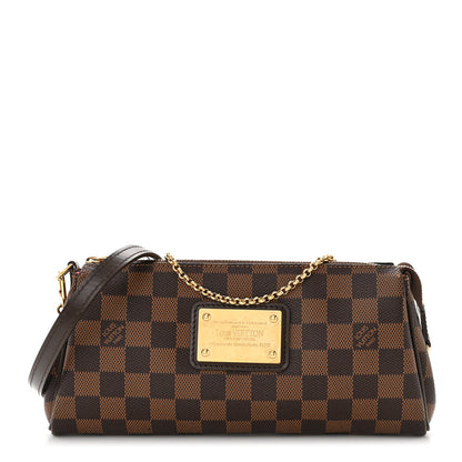 Louis Vuitton LOUIS VUITTON Damier Ebene Eva Clutch 1 of 10