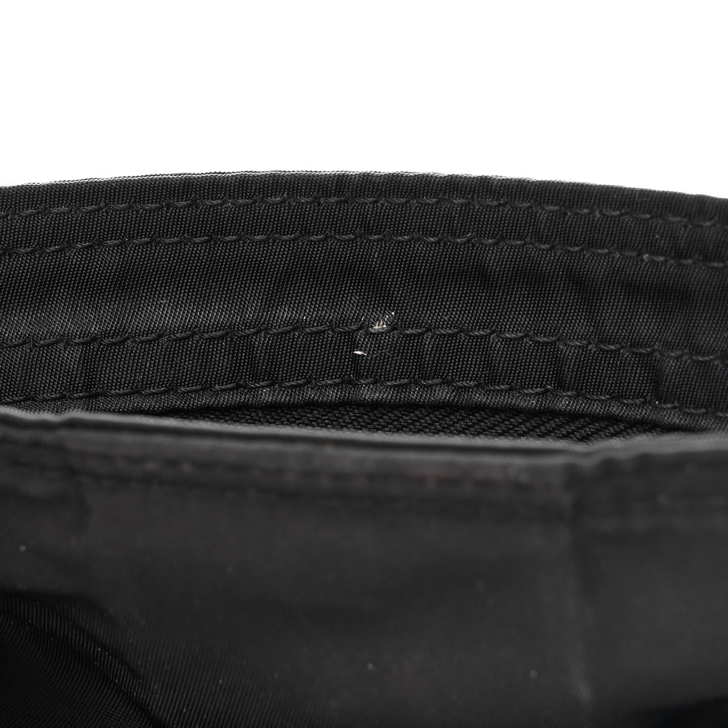 Prada Nylon Saffiano Flat Messenger Bag Black 11 of 14