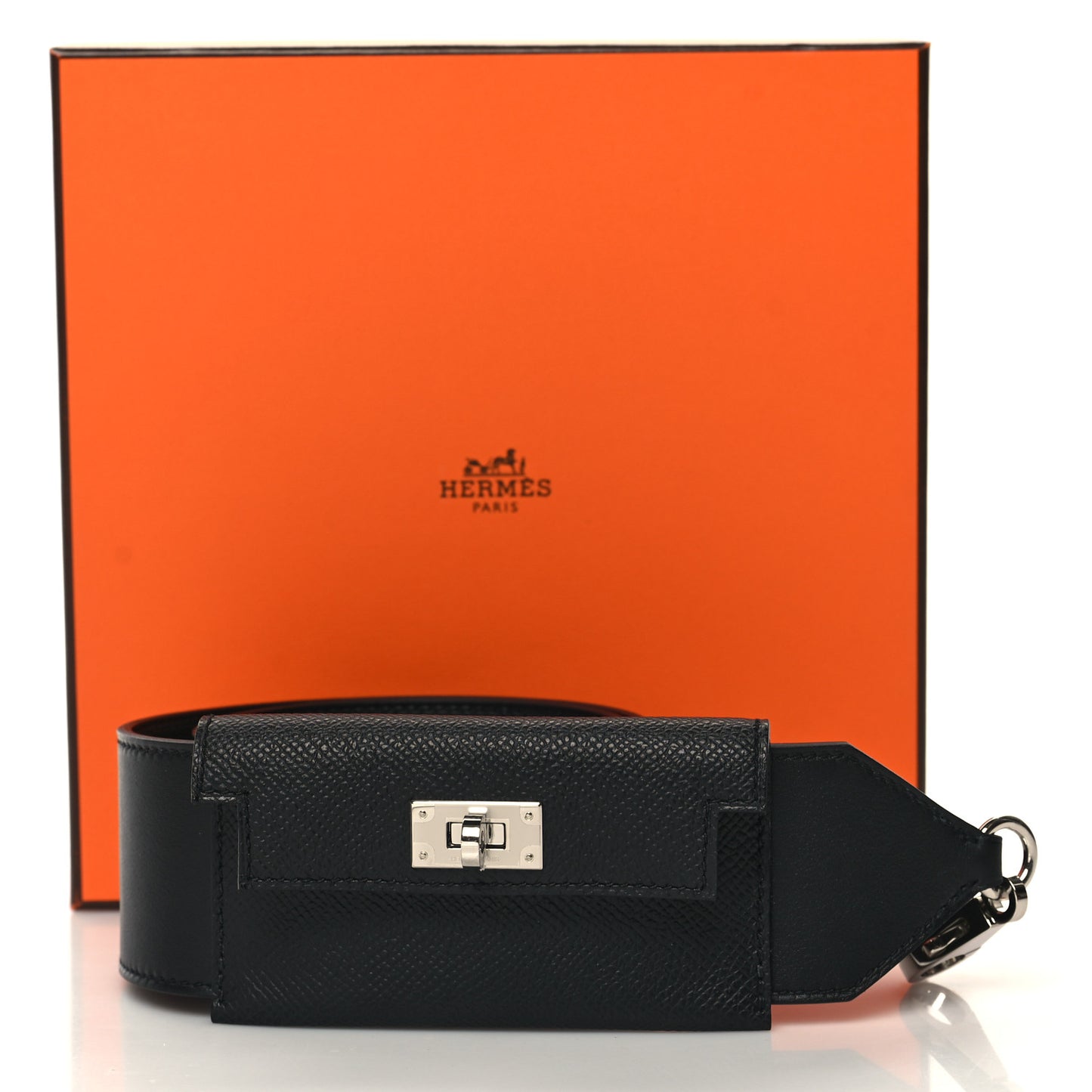 Swift Epsom Pocket Kelly Shoulder Strap Black