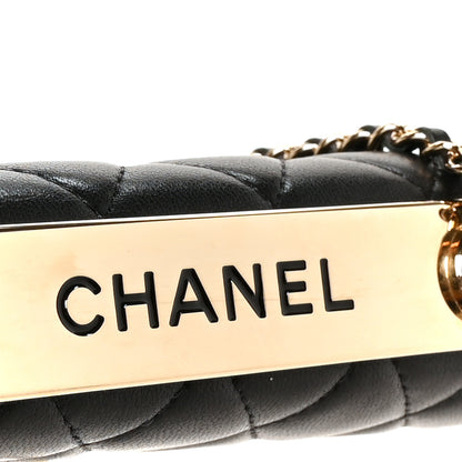 Chanel Lambskin Quilted Trendy CC Chain Clutch WOC Black 9 of 13