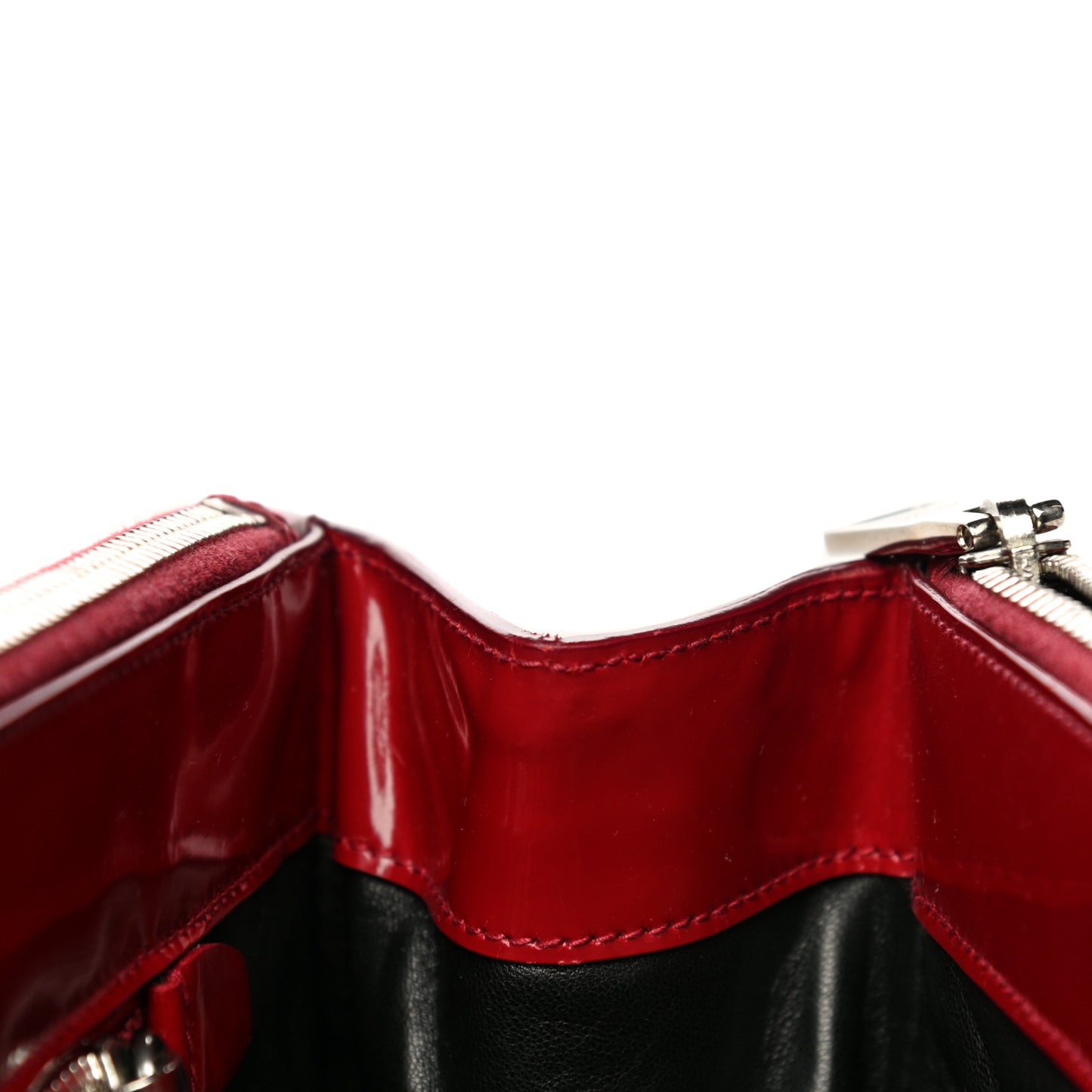 Spazzolato Large Double Zip Tote Rubino