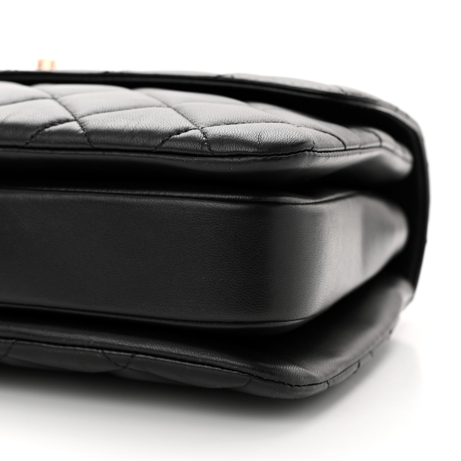 Chanel Lambskin Quilted Medium Trendy CC Flap Dual Handle Bag Black 10 of 10