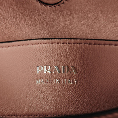 Prada Saffiano Cuir Double Handle Tote Black Mughetto 6 of 7