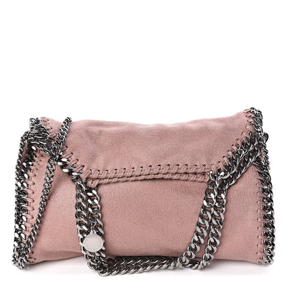 Stella McCartney Shaggy Deer Mini Falabella Fold Over Tote Pink 1 of 9