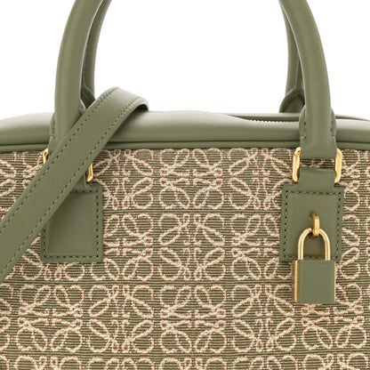 Loewe Jacquard Anagram Calfskin Amazona 23 Avocado Green 7 of 10