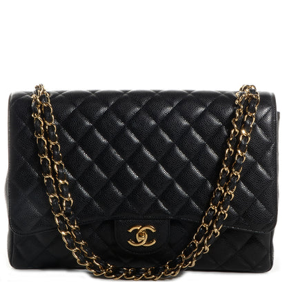 Chanel Caviar Maxi Single Flap Black 1 of 9