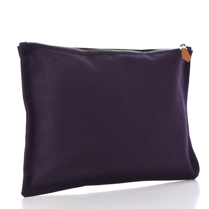 Hermes Toile Flat Yachting Pouch Nocturne 3 of 9