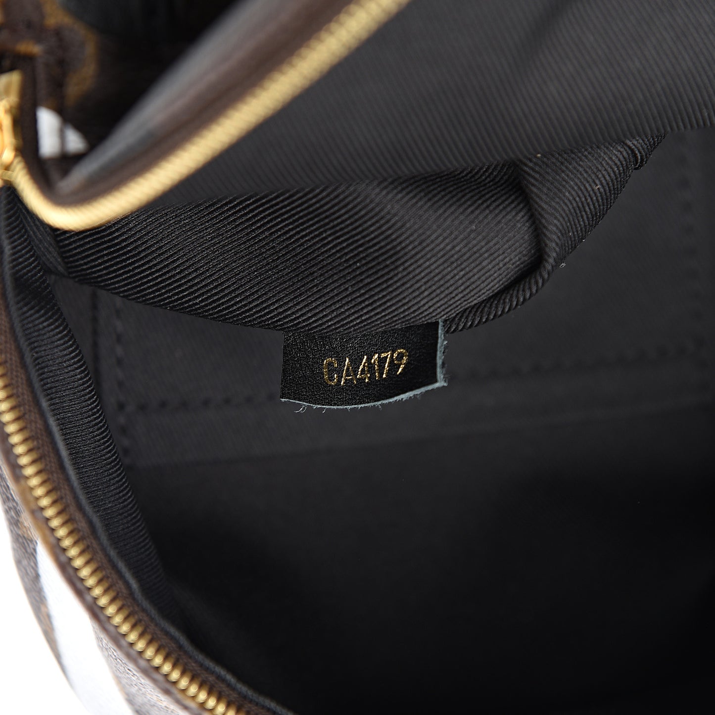 X LOL Monogram Palm Springs Backpack Mini Gold Silver