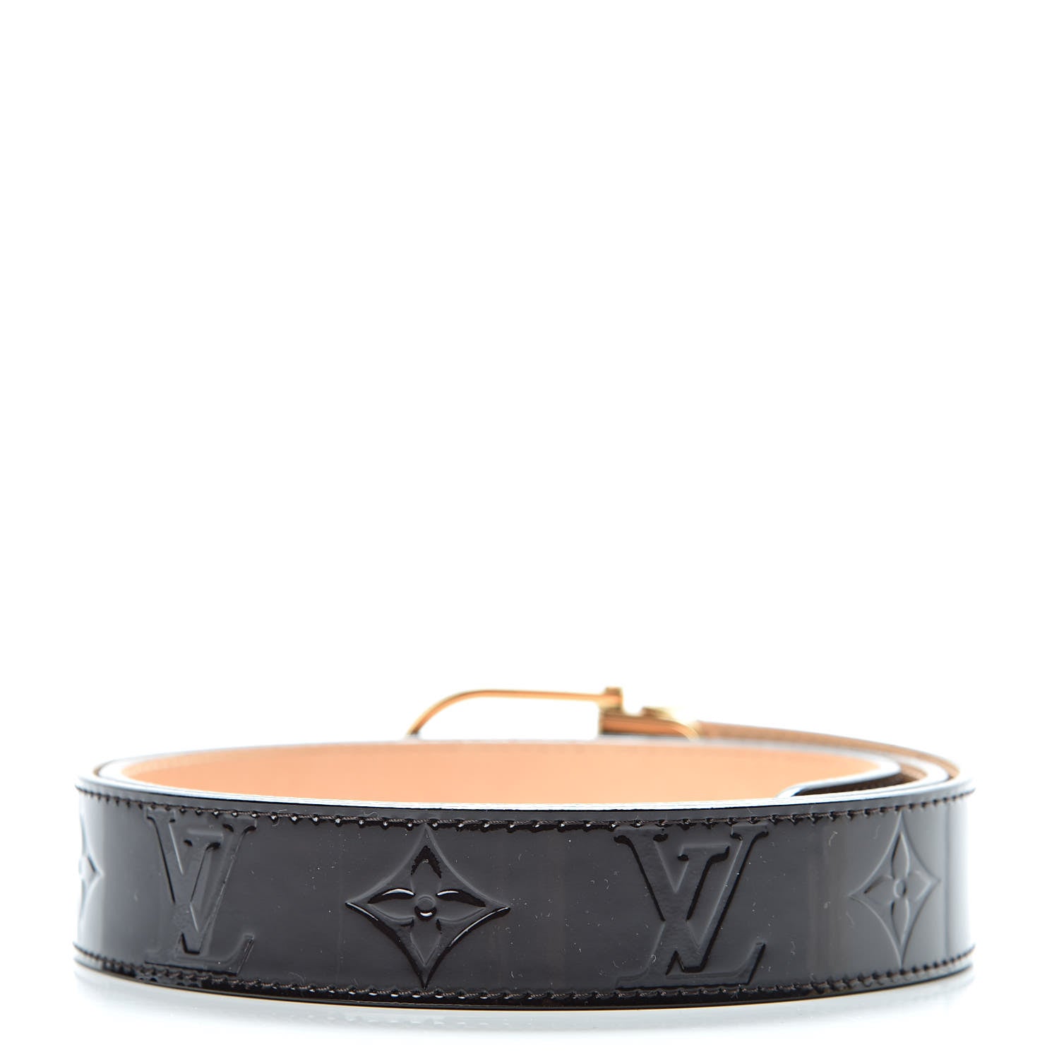 Louis Vuitton Vernis Ceinture 30mm Belt 90 36 Amarante 3 of 7