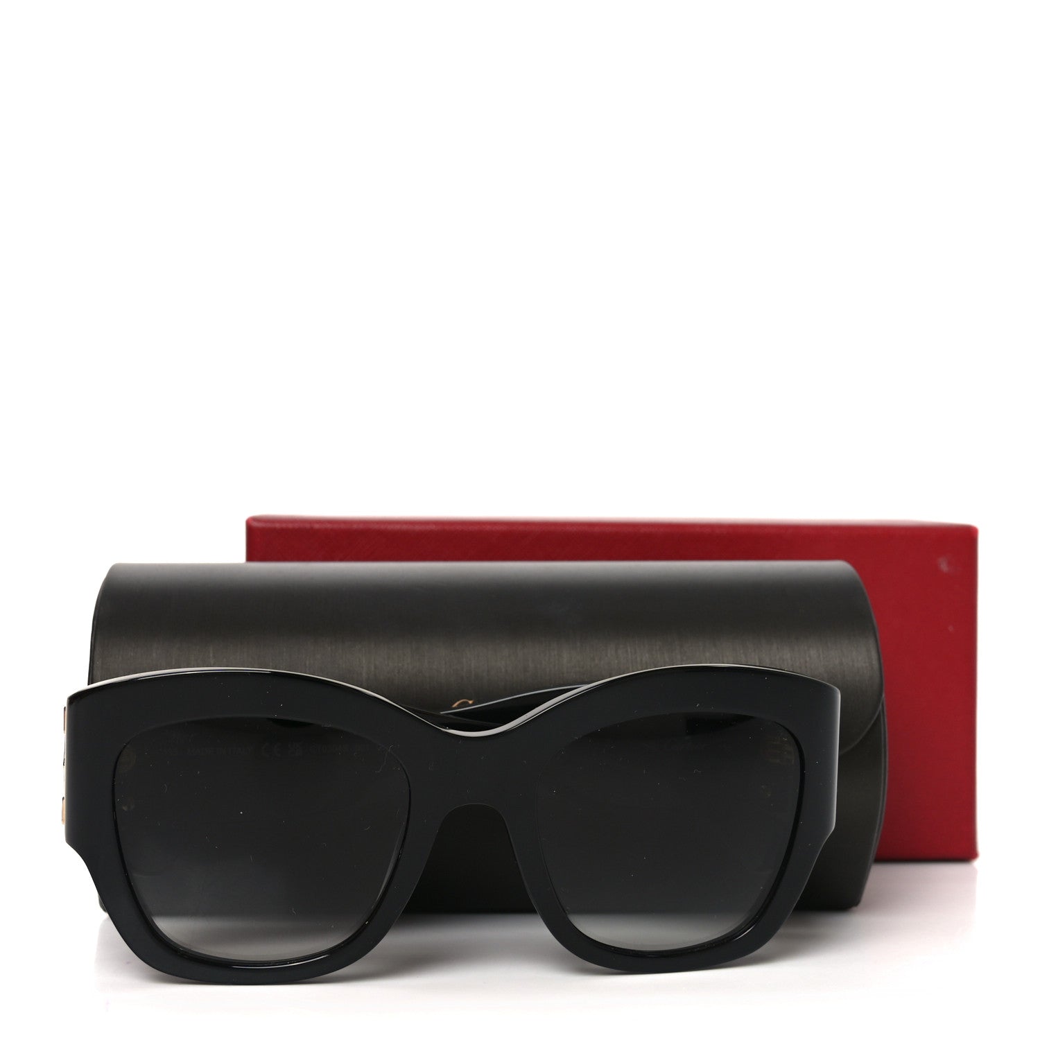 Cartier Acetate C De Cartier Sunglasses CT0304S Black 7 of 7