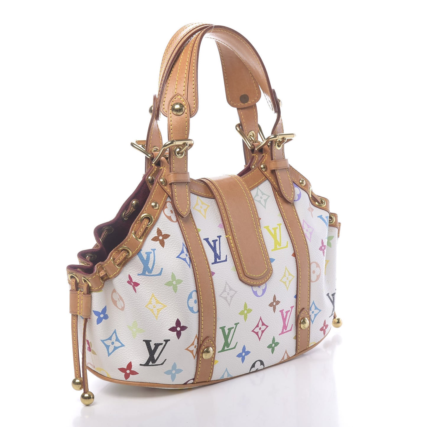 Monogram Multicolor Theda GM White