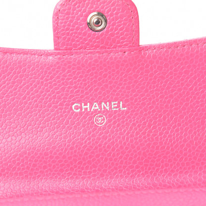 Chanel Caviar Quilted Small Flap Wallet Pink 6 of 13