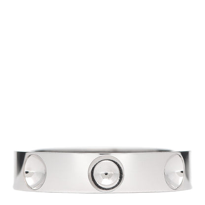 Louis Vuitton 18K White Gold Empreinte Ring 58 8.5 1 of 5