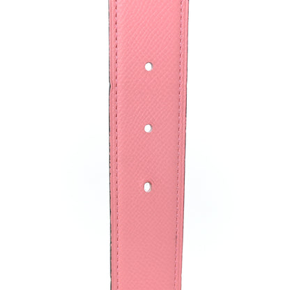 Hermes Epsom 32mm H Belt 95 Rose Confetti Rouge Tomate 4 of 6