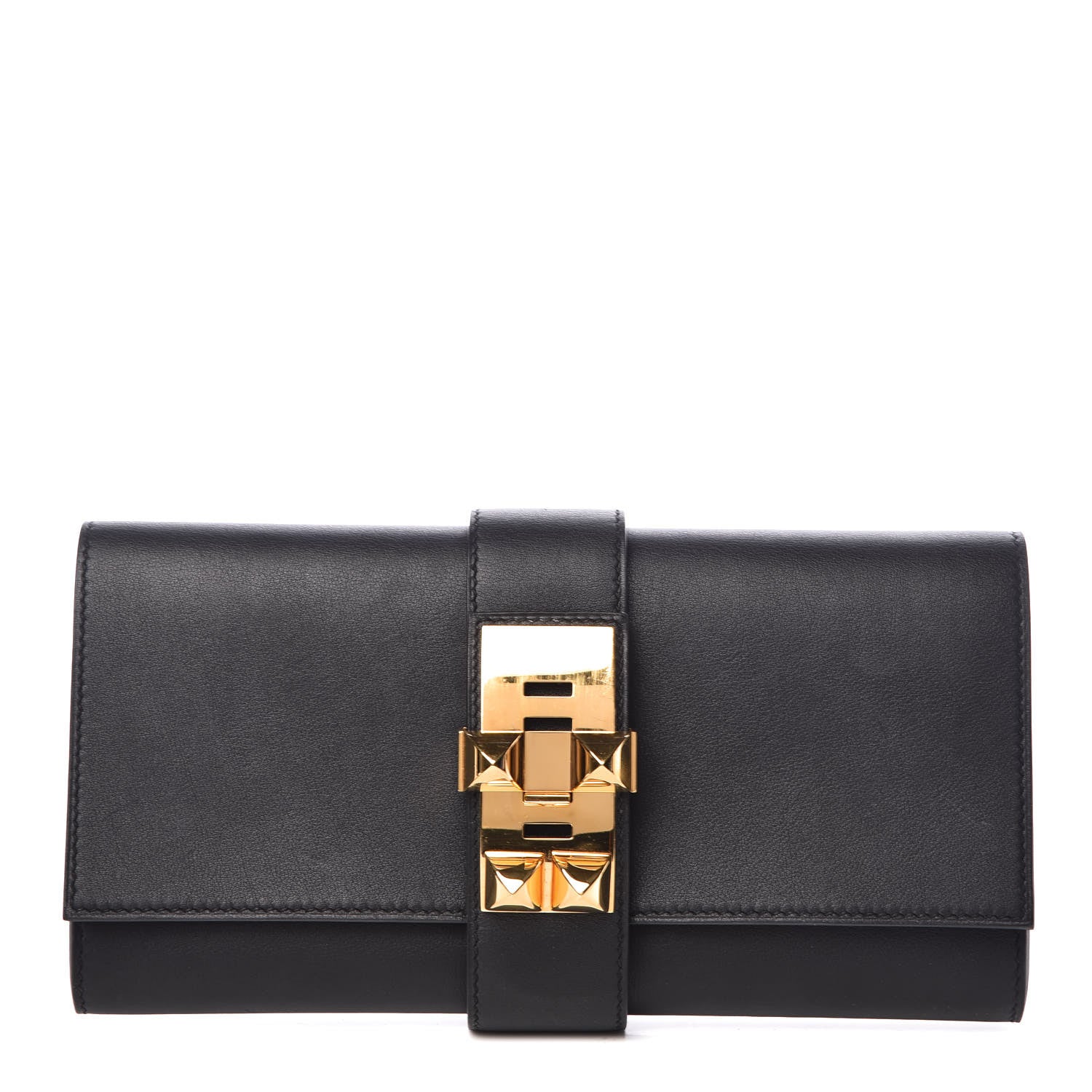 Hermes Swift Medor 23 Clutch Black 1 of 9