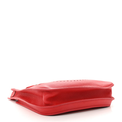 Hermes Taurillon Clemence Evelyne III GM Rouge Casaque 4 of 9