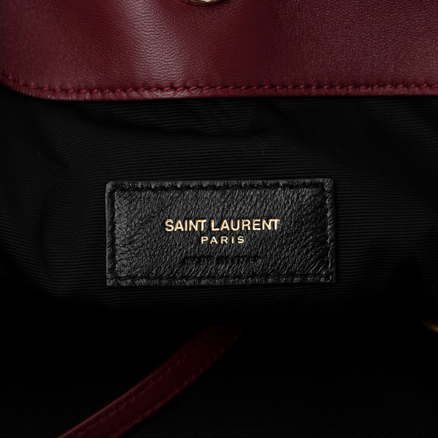 Lambskin Medium Jamie Shopping Tote Bordeaux