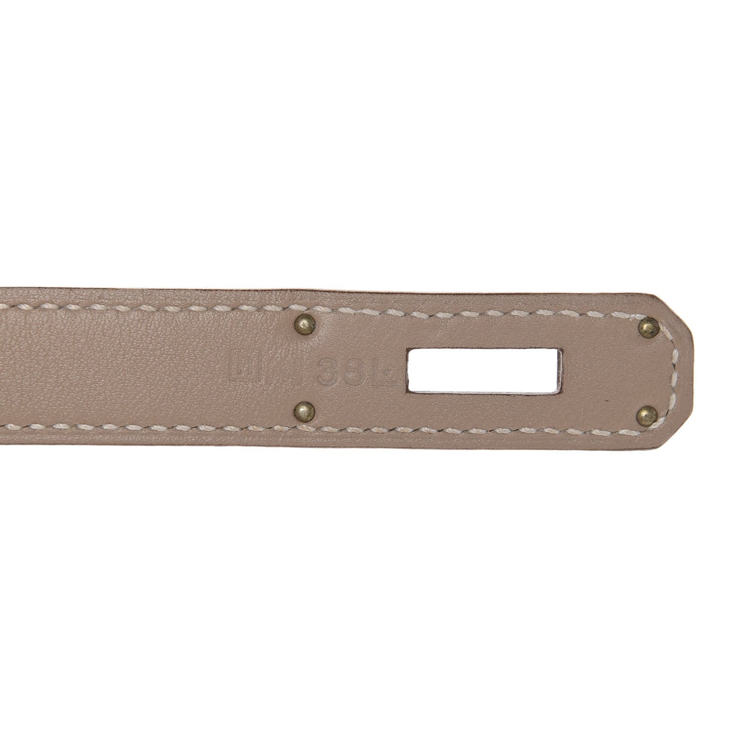 Hermes Swift Grain d'H Ghillies Kelly 35 Argile 9 of 10