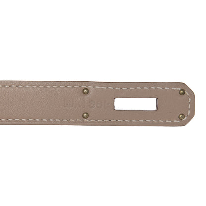 Hermes Swift Grain d'H Ghillies Kelly 35 Argile 9 of 10