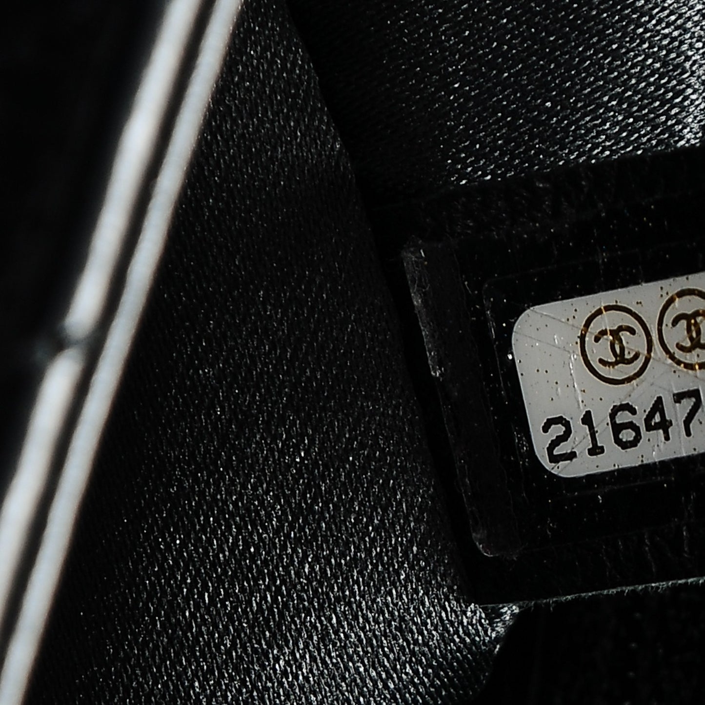 Lambskin Small CC Crossing Flap Black