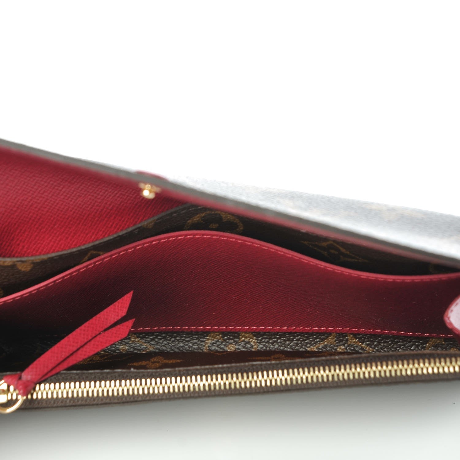 Louis Vuitton Monogram Emilie Wallet Fuchsia 5 of 7